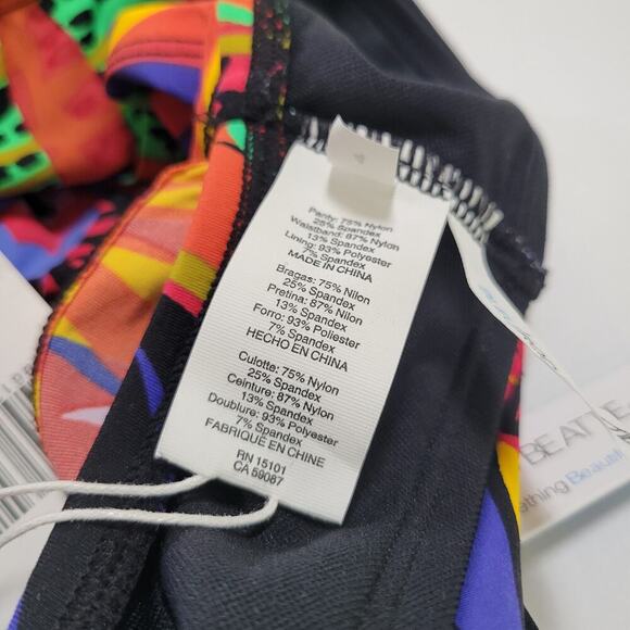 Bleu Rod Beattie Night Safari Twist-Front Sarong Hipster Swim Bottoms NWT US 4 - Picture 8 of 9